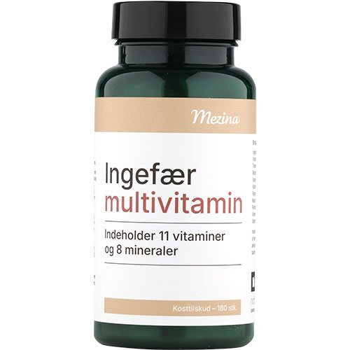 Mezina Ingefær Multivitamin  180tab