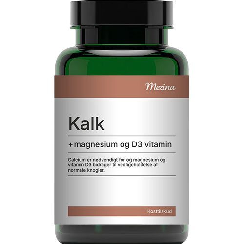 Mezina Kalk Med Magnesium Og D3-vitamin  180tab