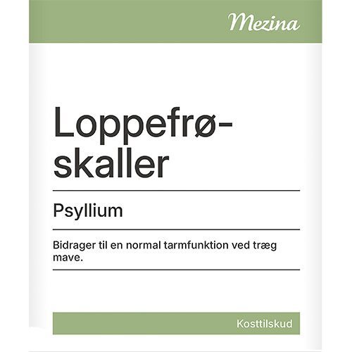Mezina Loppefrøskaller Psyllium Pulver  450g