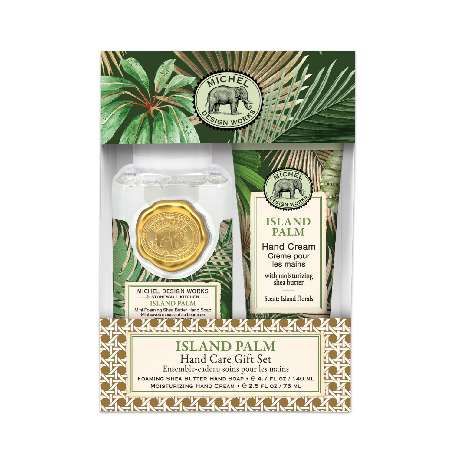 Michel Gavesæt Island Palm Skumsæbe Håndcreme
