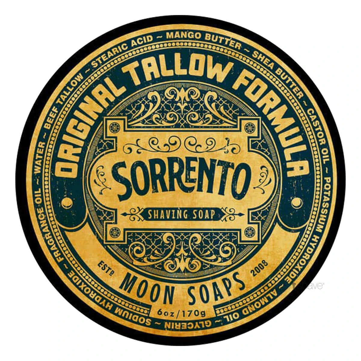 Moon Soaps Barbersæbe  Sorrento  170 Gr