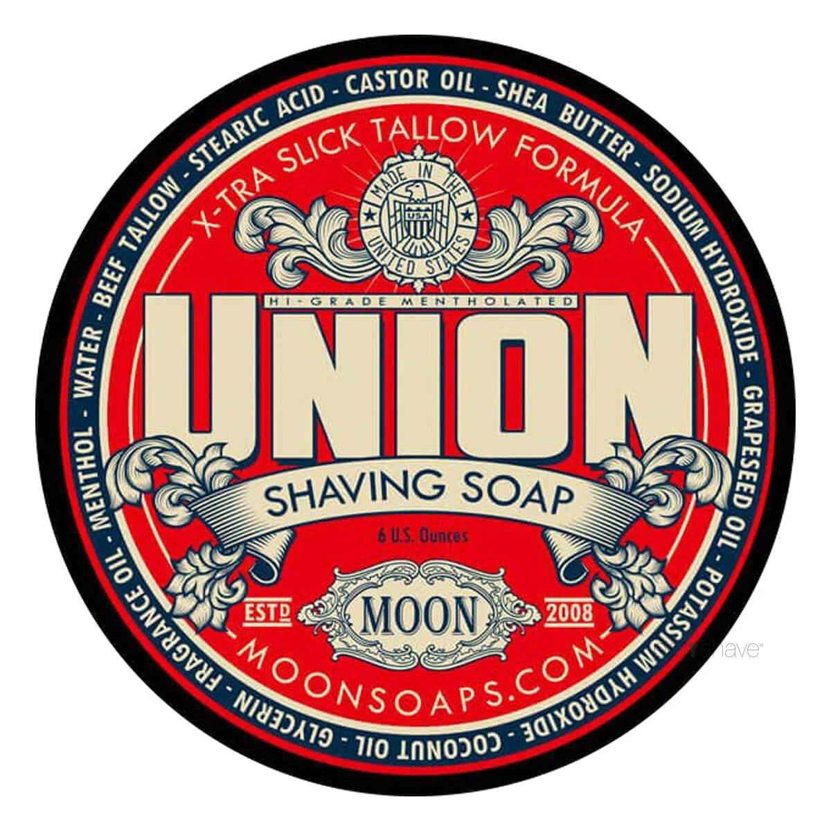 Moon Soaps Barbersæbe  Union  170 Gr