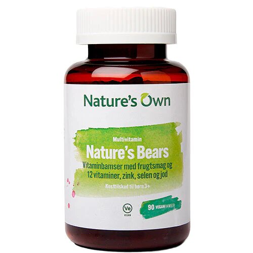Multivitaminer Nature   Bear 90 Stk