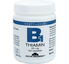 Natur Drogeriet B1 Vitamin 25 Mg  100tab