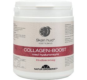 Natur Drogeriet Collagen-boost Med Hyaluronsyre Hindbærsmag  350g