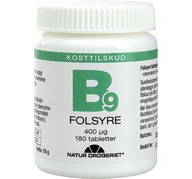 Natur Drogeriet Folsyre økonomikøb 400 âµg  180tab