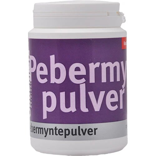 Obbekjærs Pebermyntepulver 170 Gram