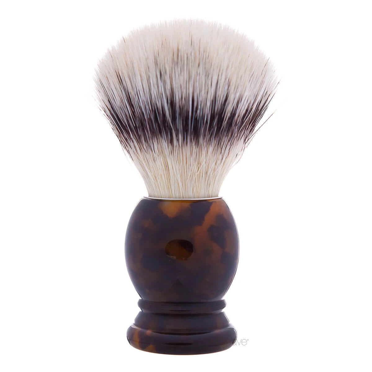 Plisson 1808 Barberkost  High Mountain White Fibre   Imit  Skildpadde  Original  Str  12