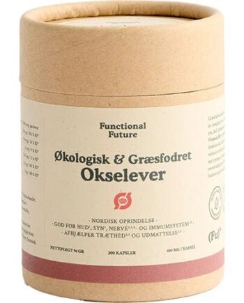 Premium Okse Lever økologisk 200 Kapsler
