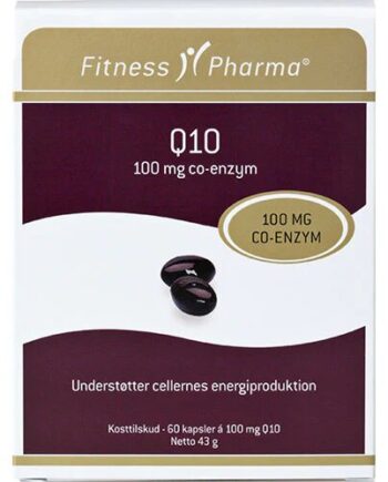 Q10 100 Mg Fitness Pharma 60 Kapsler