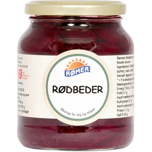 Rødbeder   Glas øko  340 Gram