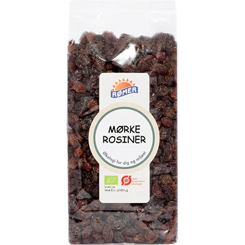 Rosiner Mørke øko  500 Gram