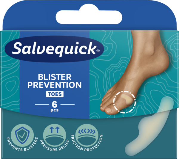 Salvequick Blister Prevention Toes    Stk