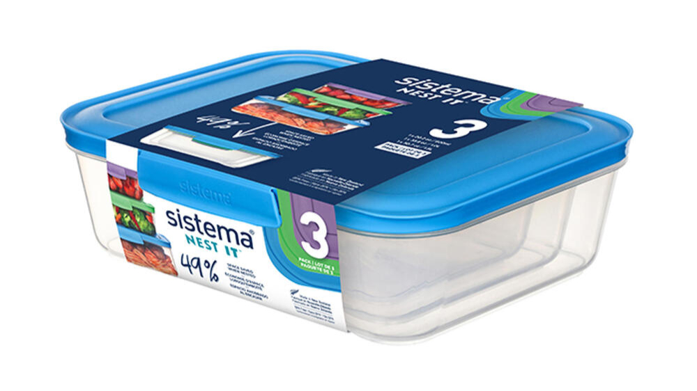 Sistema Nest It   Pack  1x600ml  1x1l  1x1 5l