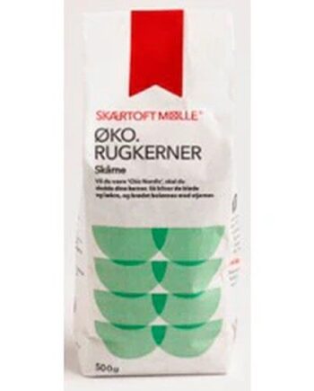 Skærfoft Mølle Rugkerner Skårne økologiske 500 Gram