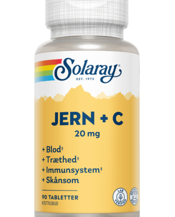 Solaray Jern     90 Tabletter