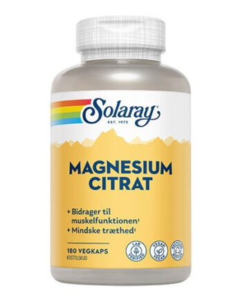 Solaray Magnesium Citrat 180 Kapsler
