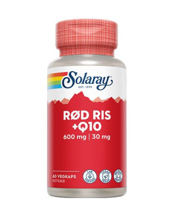 Solaray Rød Ris   Q10 60 Stk