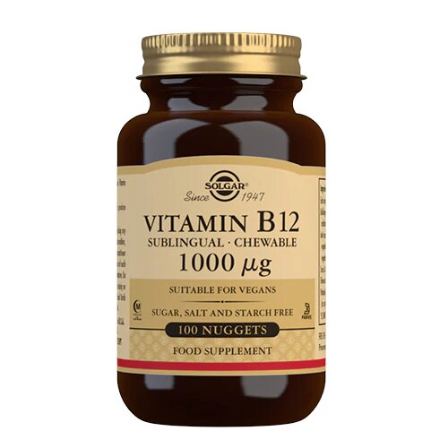 Solgar B12 Vitamin 1000 Ug 100 Tabletter