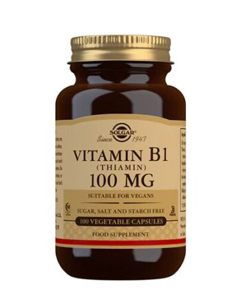 Solgar B1-vitamin 100 Mg  Thiamin  100 Kaplser