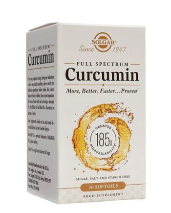 Solgar Full Spectrum Curcumin 30 Kapsler