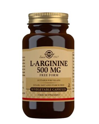 Solgar  -arginin 500mg 50 Kapsler