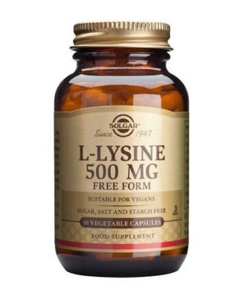 Solgar  -lysin Aminosyre 500 Mg 50 Kapsler
