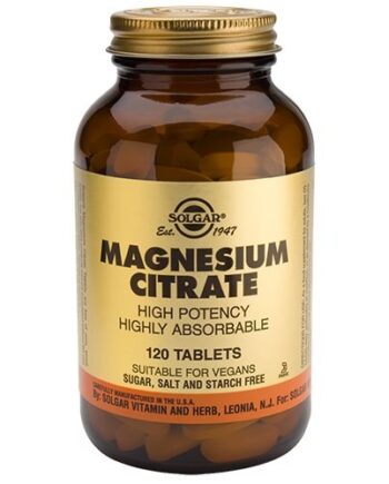 Solgar Magnesium Citrat 200 Mg  120 Tabletter
