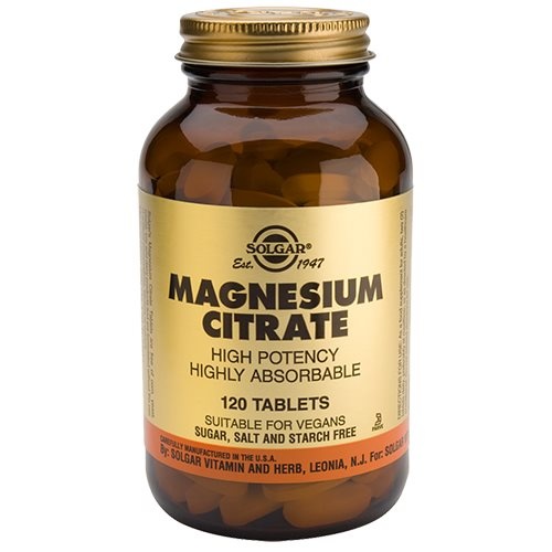 Solgar Magnesium Citrat 200 Mg  120 Tabletter