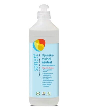 Sonett Opvaskemiddel Universalrengøring Neutral 500 Ml