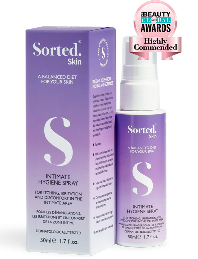 Sorted Skin Intimate Hygiene Spray  50ml