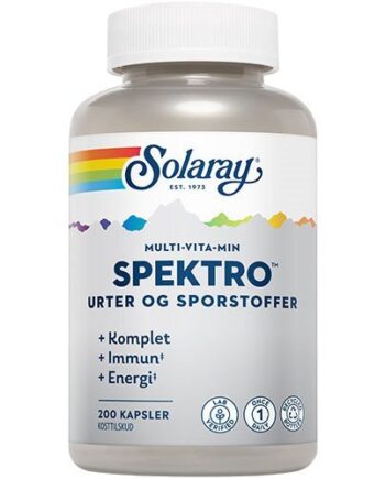 Spektro Multi-vita-min    Jern Og K2 200 Kapsler