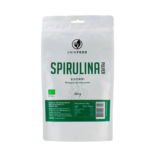 Spirulina Pulver øko  200 Gram