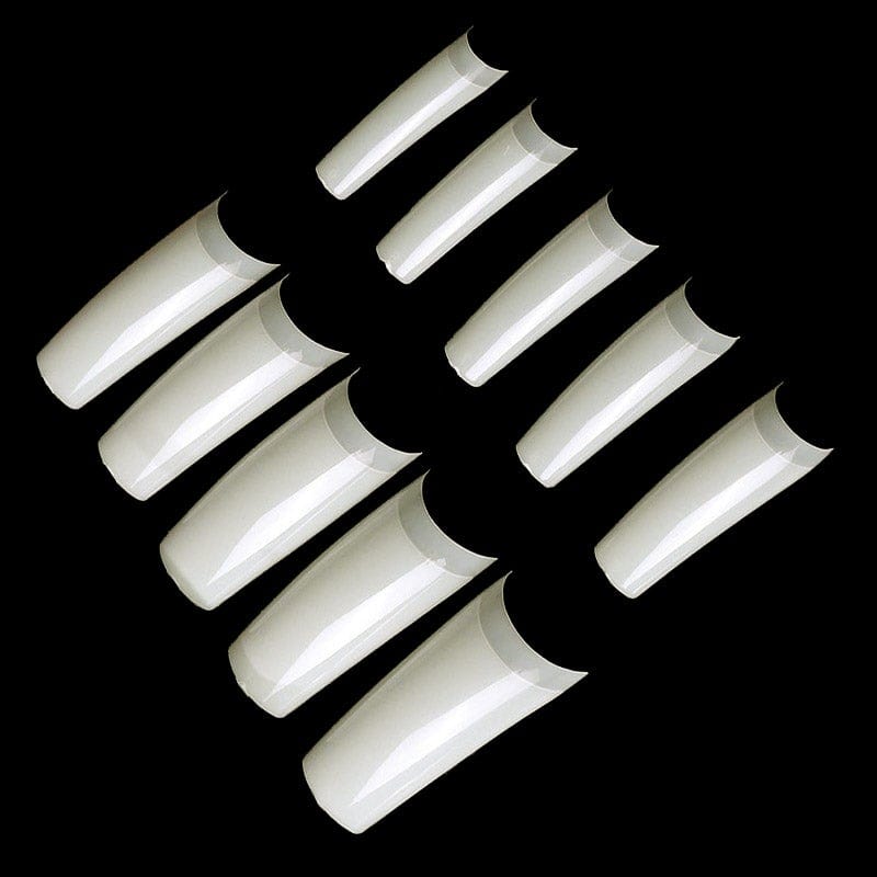 Square Negletipper Natur Clear Farver Kunstige Negle