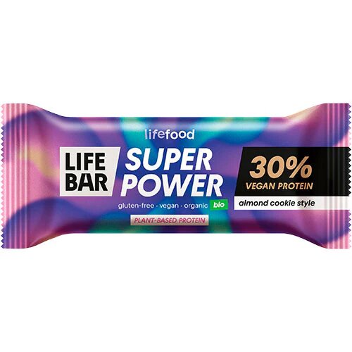 Super Power Proteinbar Almond Cookie   40 Gram