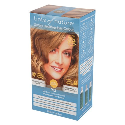 Tints Of Nature Hårfarve 7d Medium Golden 120 Ml