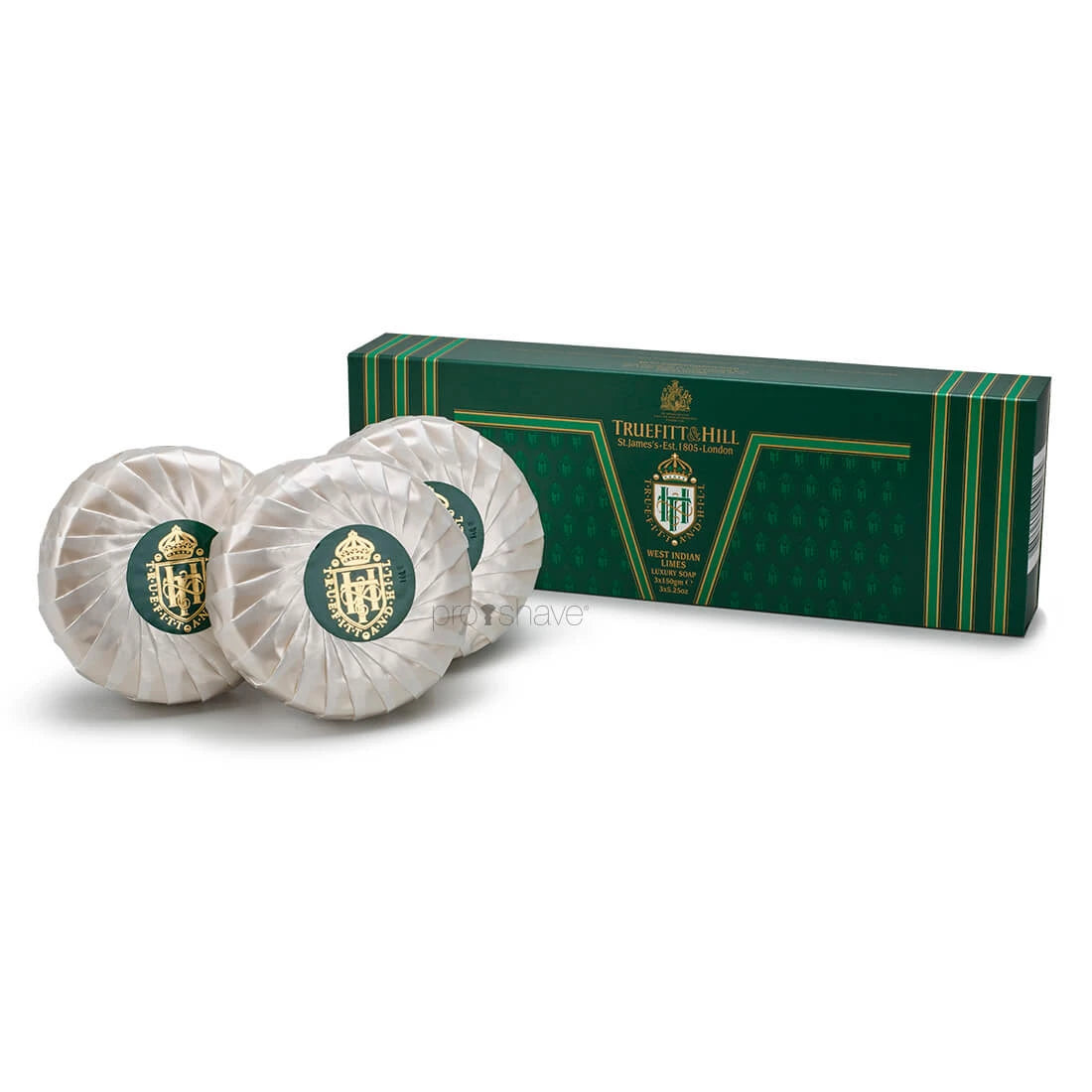 Truefitt   Hill Sæbe  West Indian Limes  Triple-milled  3x150 Gr