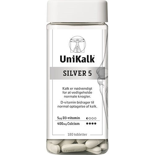 Unikalk Silver   180 Tabletter