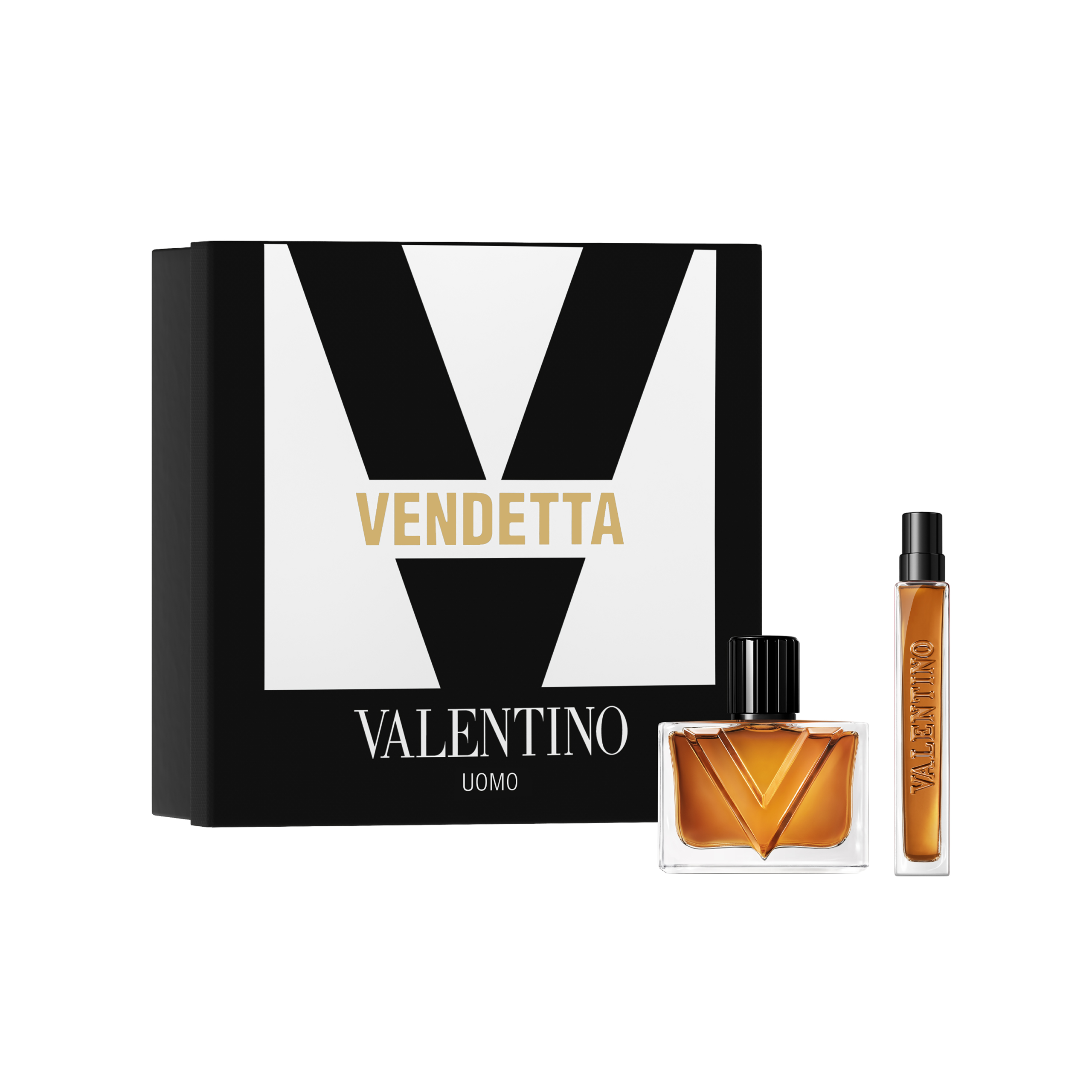 Valentino Vendetta Uomo Eau De Parfum 50 Ml 10 Ml Taskespray Gavesæt