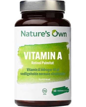 Vitamin   Retinol Palmitat 60 Kapsler