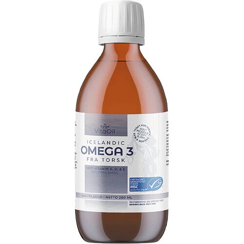 Vitaoil Icelandic Omega   Fra Torsk 280 Ml