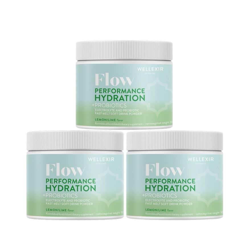Wellexir Flow Hydration Lemon Lime X3