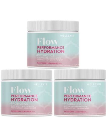 Wellexir Flow Hydration Raspberry Lemonade X3
