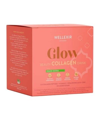 Wellexir Glow Beauty Drink Peach Ice Tea 30 Box