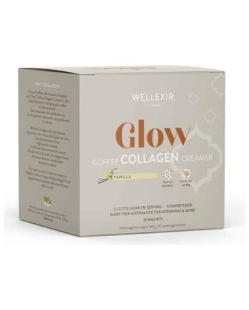 Wellexir Glow Coffee Creamer Vanilla 30 Sachet Box