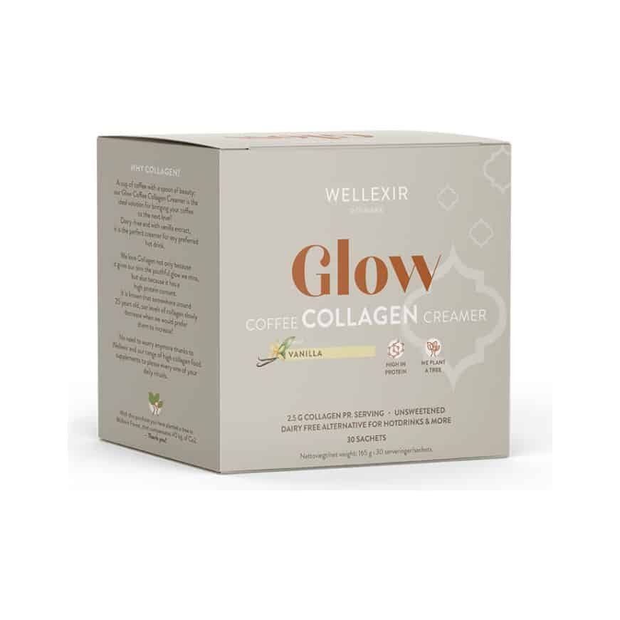 Wellexir Glow Coffee Creamer Vanilla 30 Sachet Box