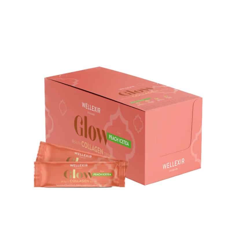 Wellexir Glow Peach Ice Tea 50 Sachet