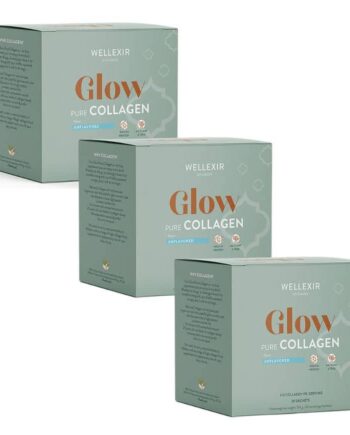 Wellexir Glow Pure Collagen 30 Sachet Box X3